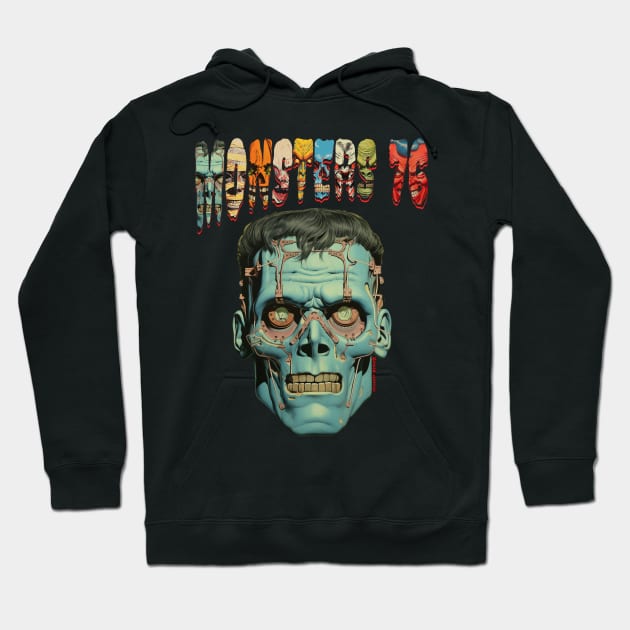 Monsters 76 Frankie #1 Hoodie by Hellbent Media